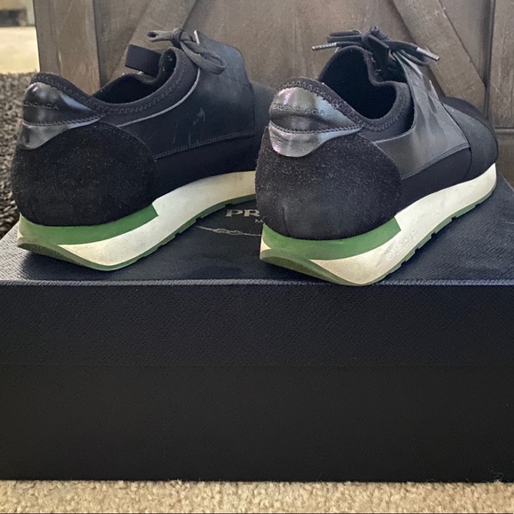 balenciaga race runners on feet